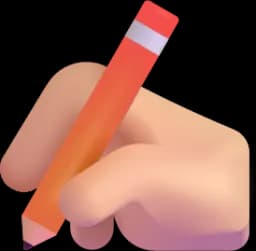 writing hand icon